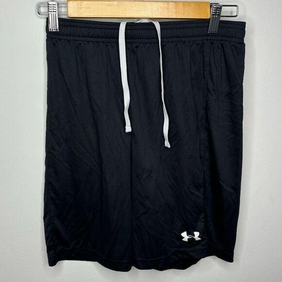 Under Armour- Black Heatgear Athletic Shorts - Picture 1 of 2